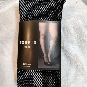 Torrid Black Fishnet Tights